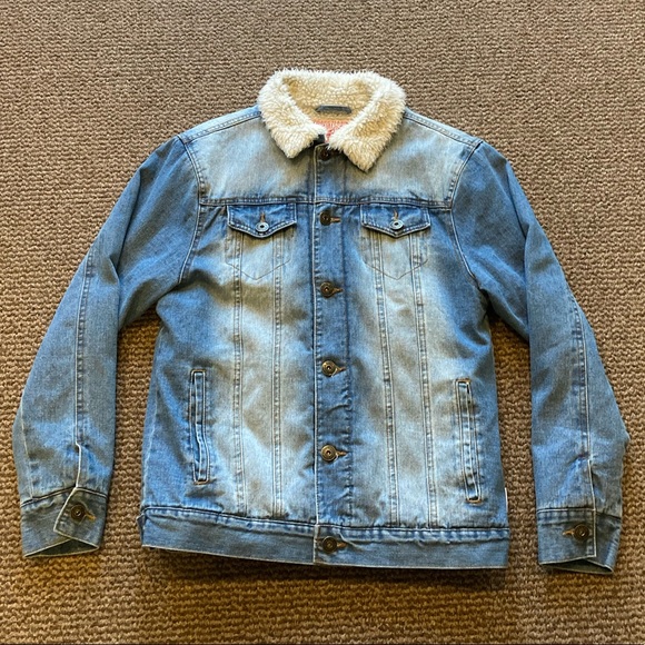 Sherpa Lined Denim Jacket 